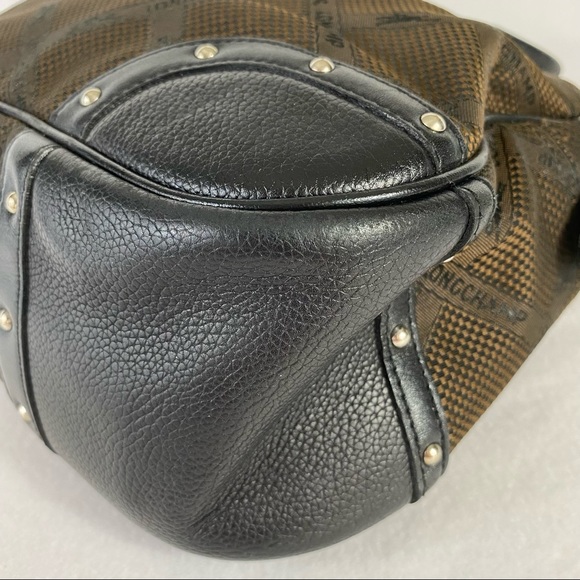 Longchamp Paris Fabric and Leather Satchel Bag - Picture 11 of 16